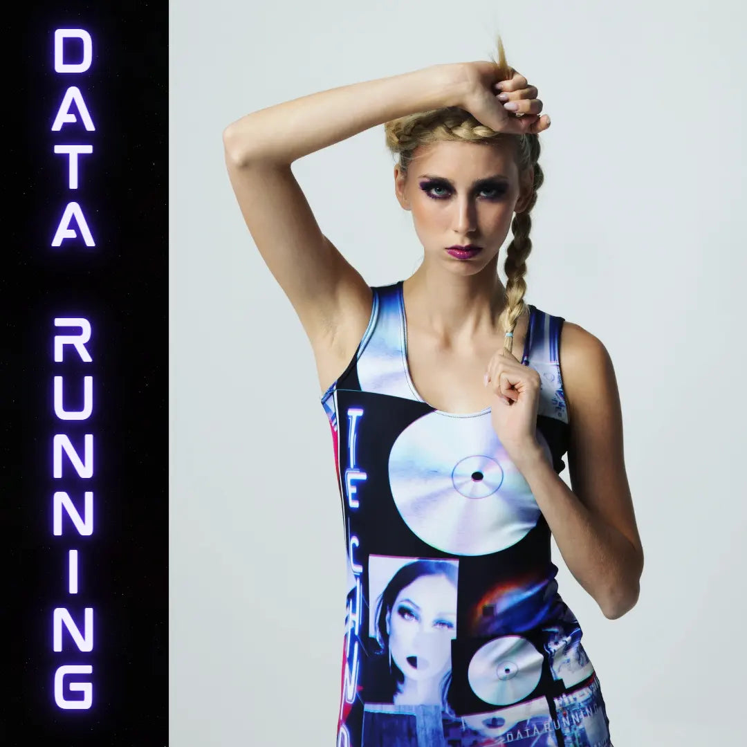 Data Running Bodycon Dress