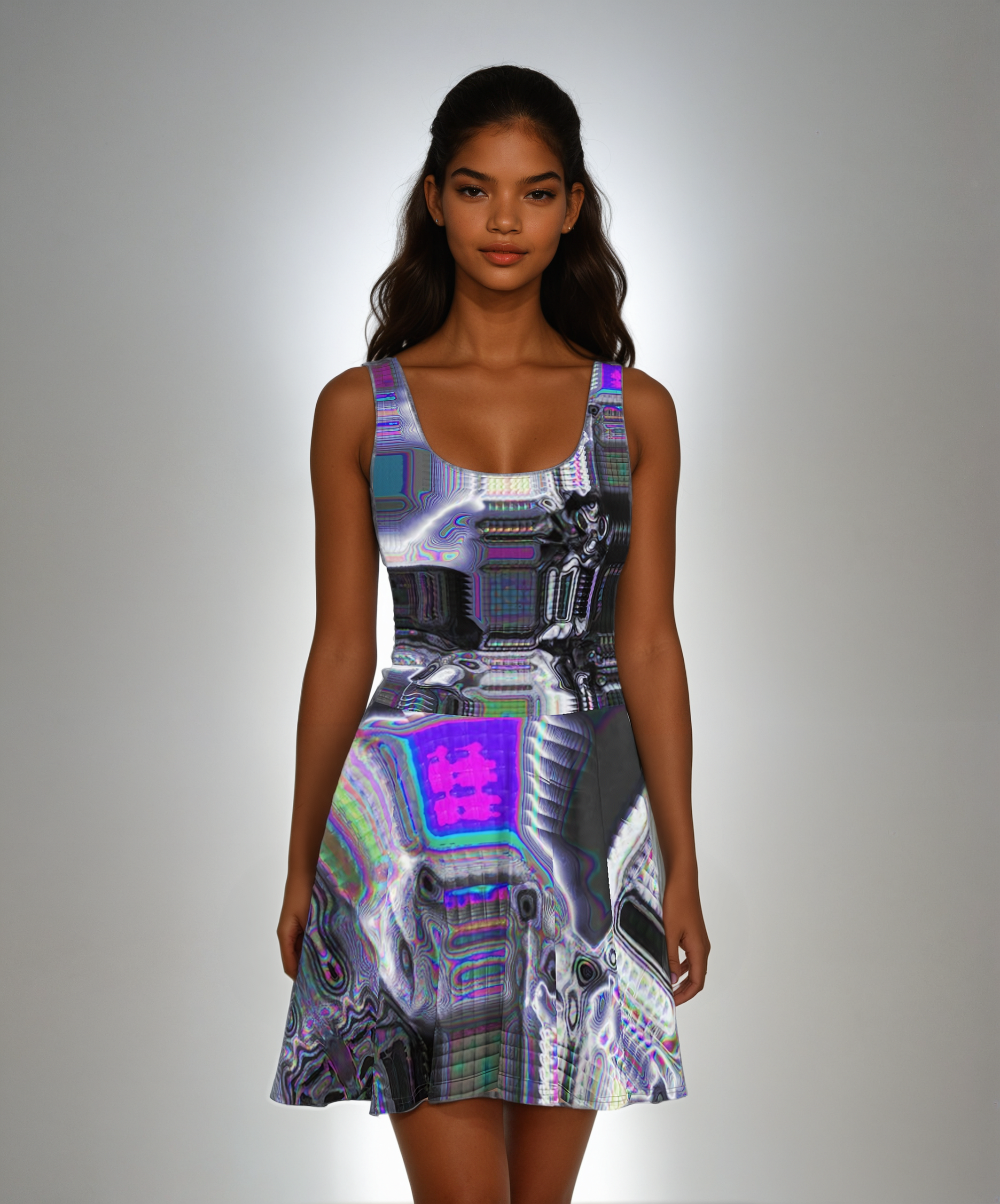 Cybernetic Revolt Skater Dress