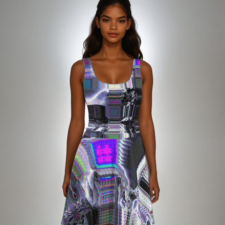 Cybernetic Revolt Skater Dress