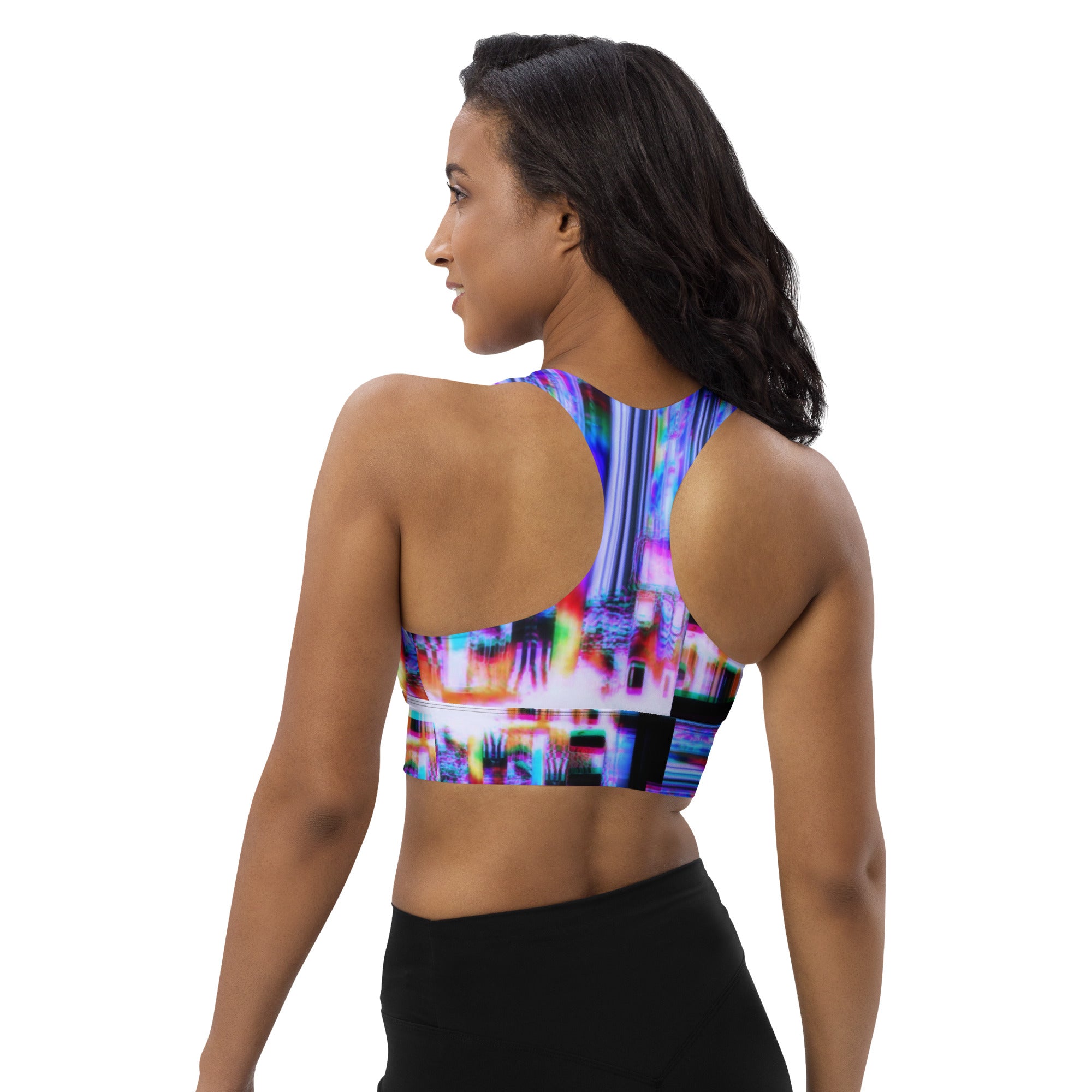 Ultra Violet 64 Bit God Longline Sports Bra