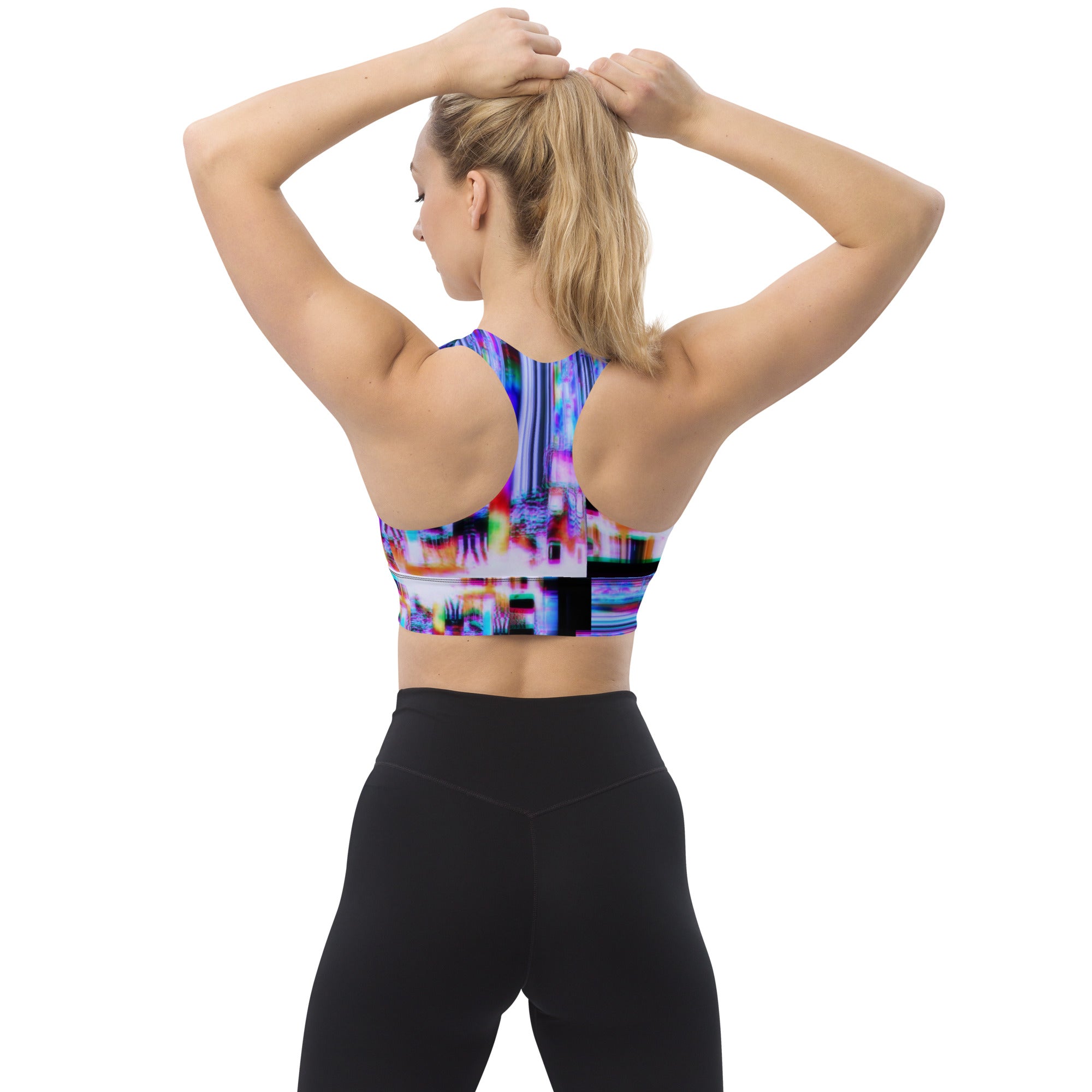 Ultra Violet 64 Bit God Longline Sports Bra