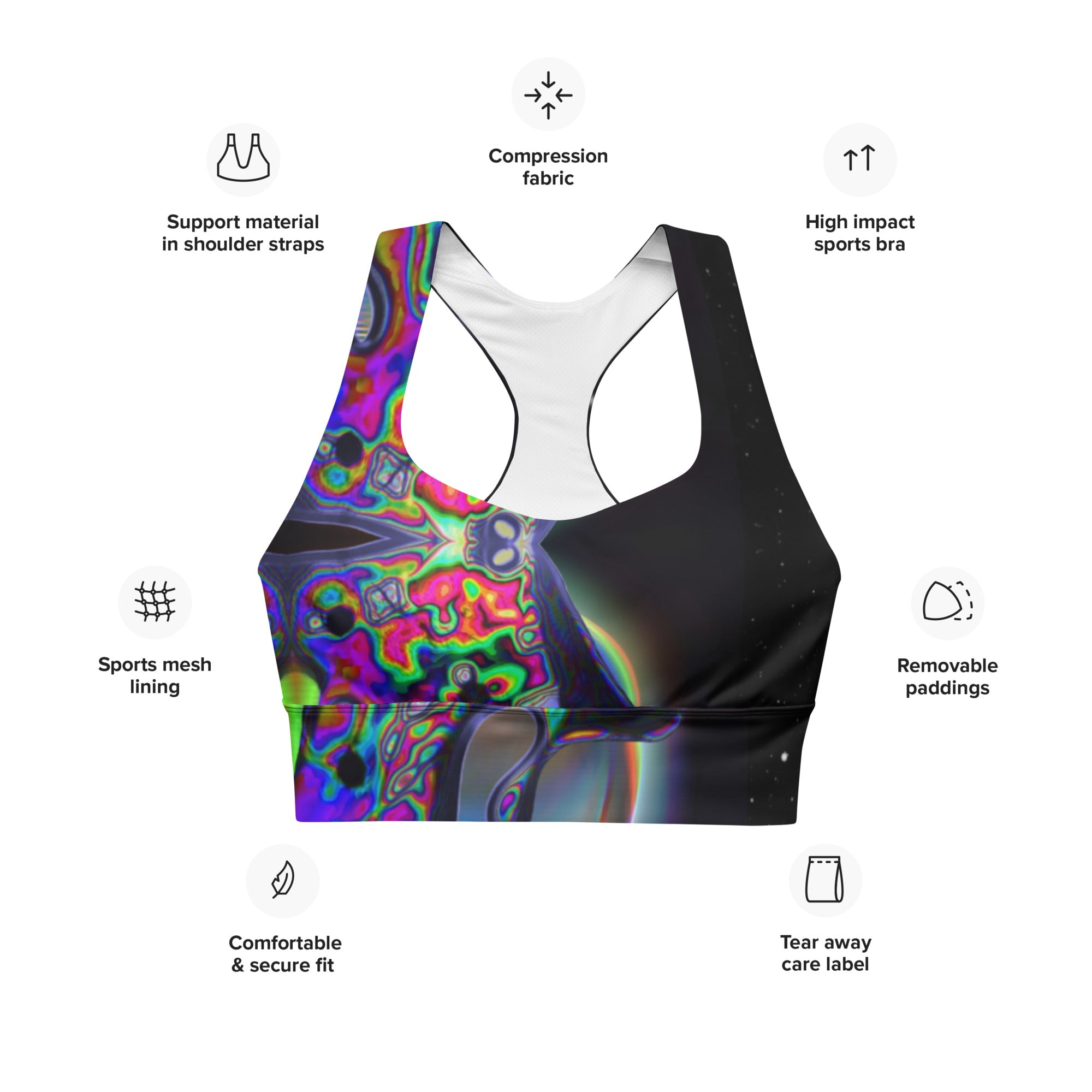 Mycellium Longline sports bra