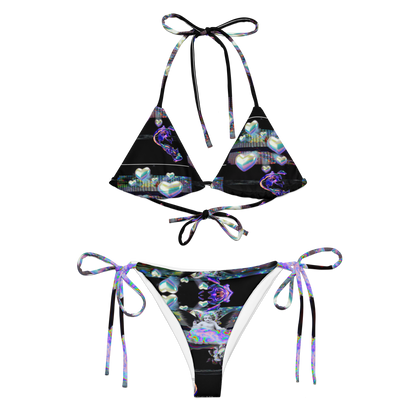 Wicked Games Neon Eros All-over print recycled string bikini