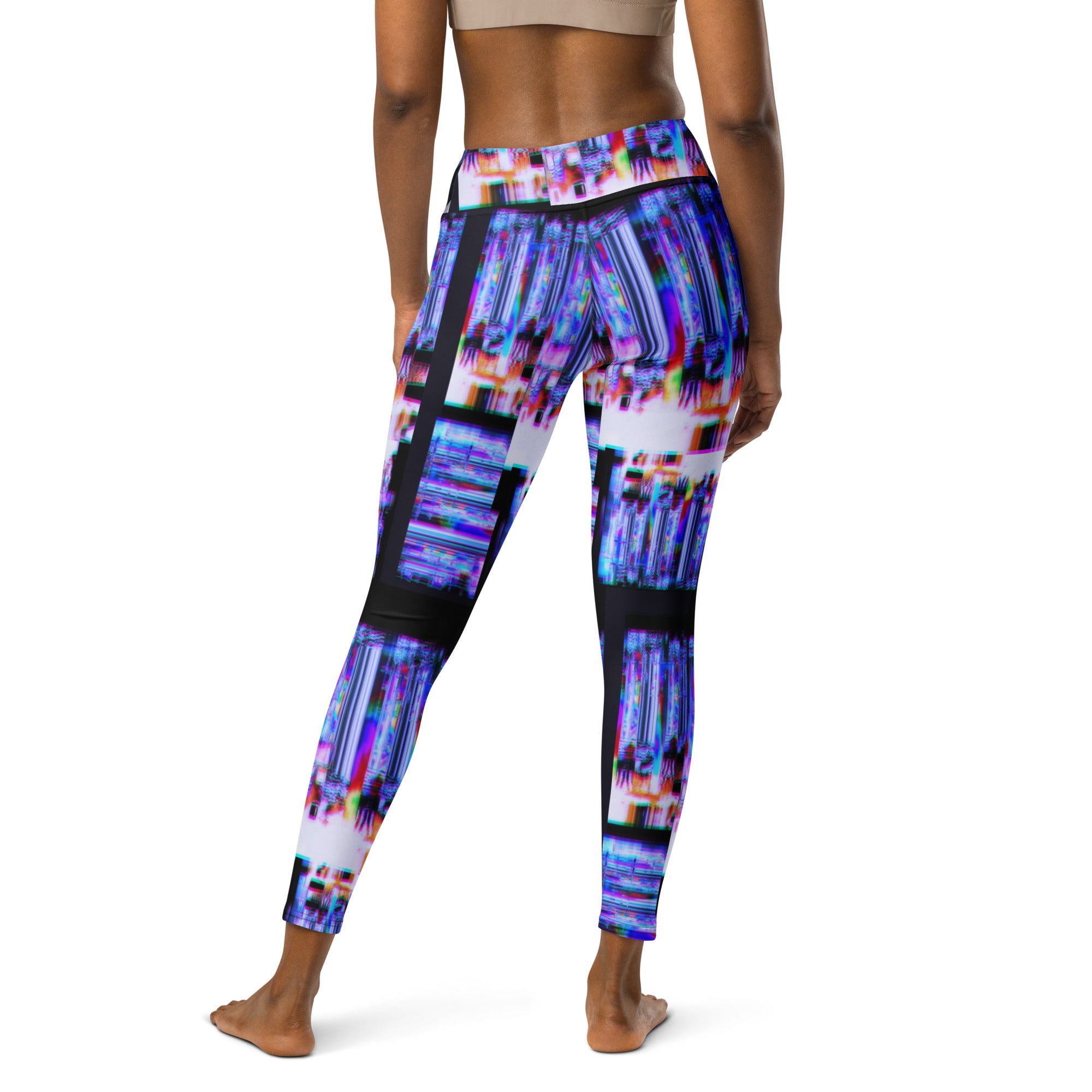 Ultra Violet 64 Bit God Yoga Leggings