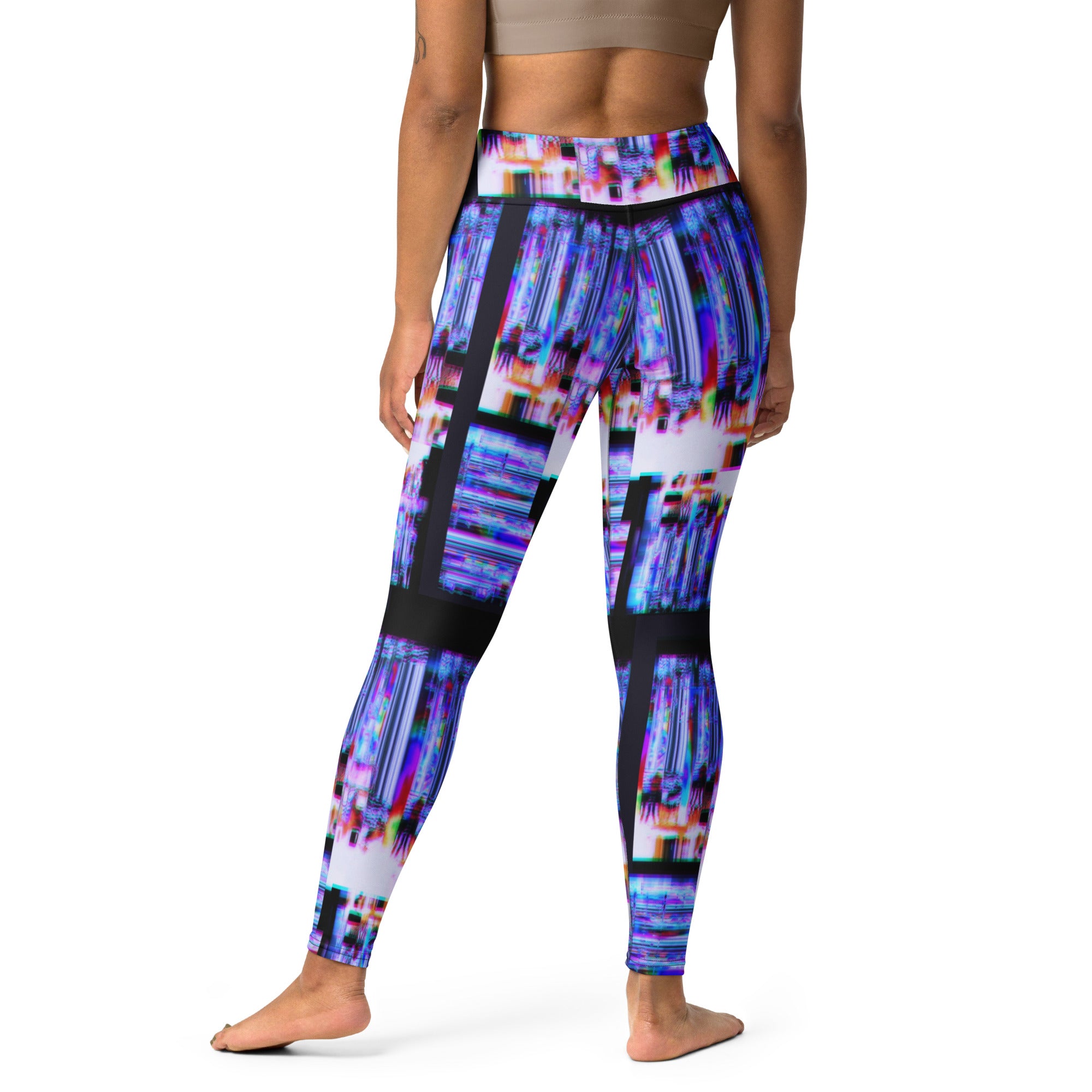 Ultra Violet 64 Bit God Yoga Leggings