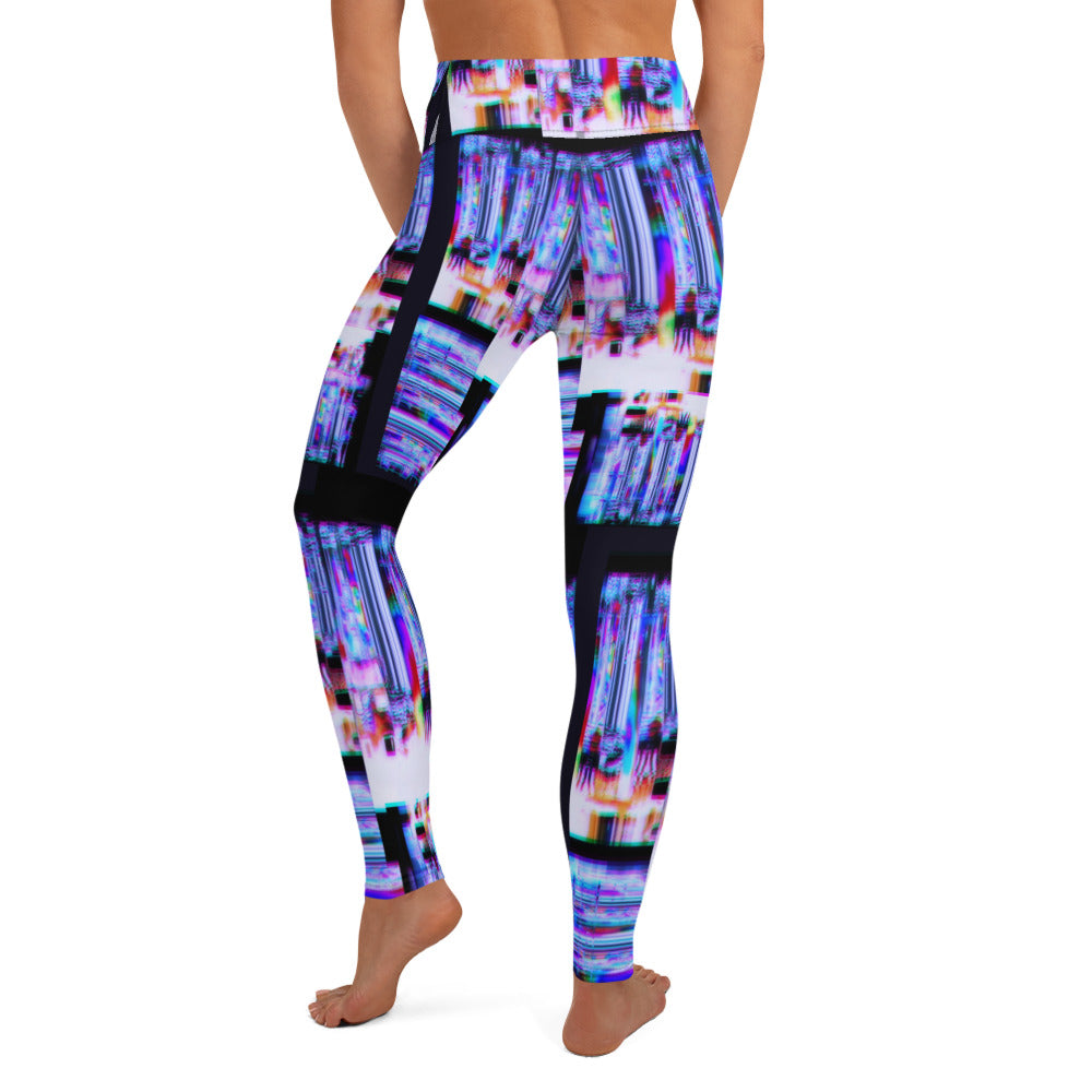 Ultra Violet 64 Bit God Yoga Leggings