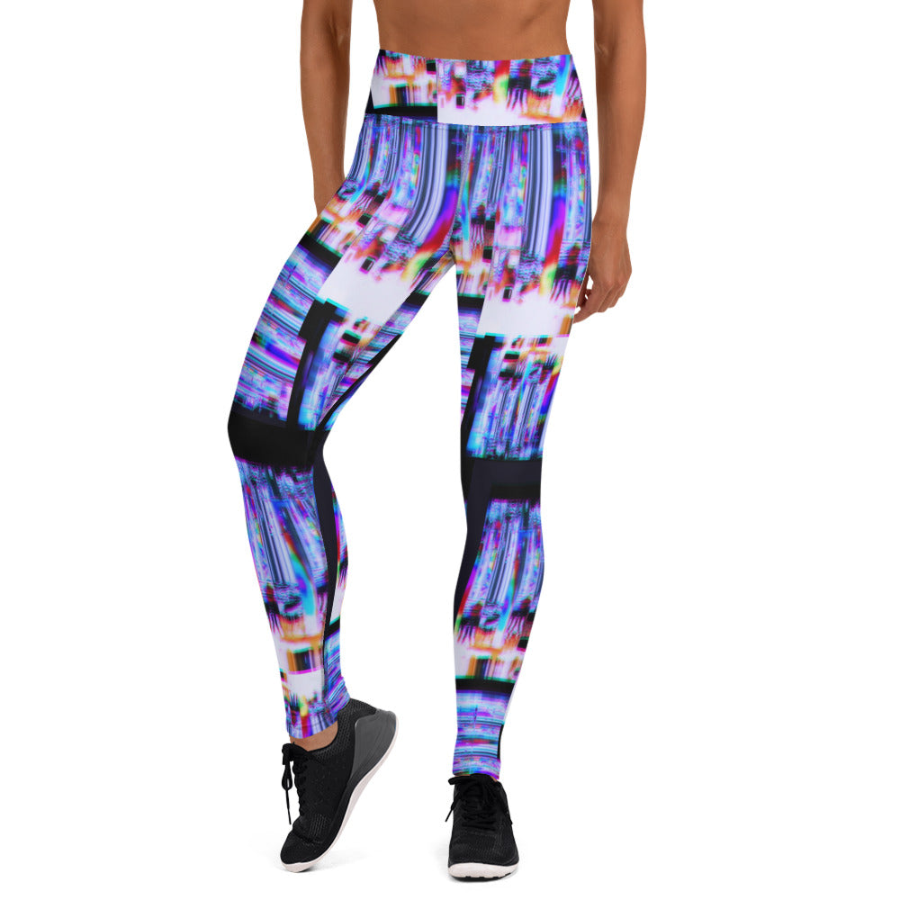 Ultra Violet 64 Bit God Yoga Leggings