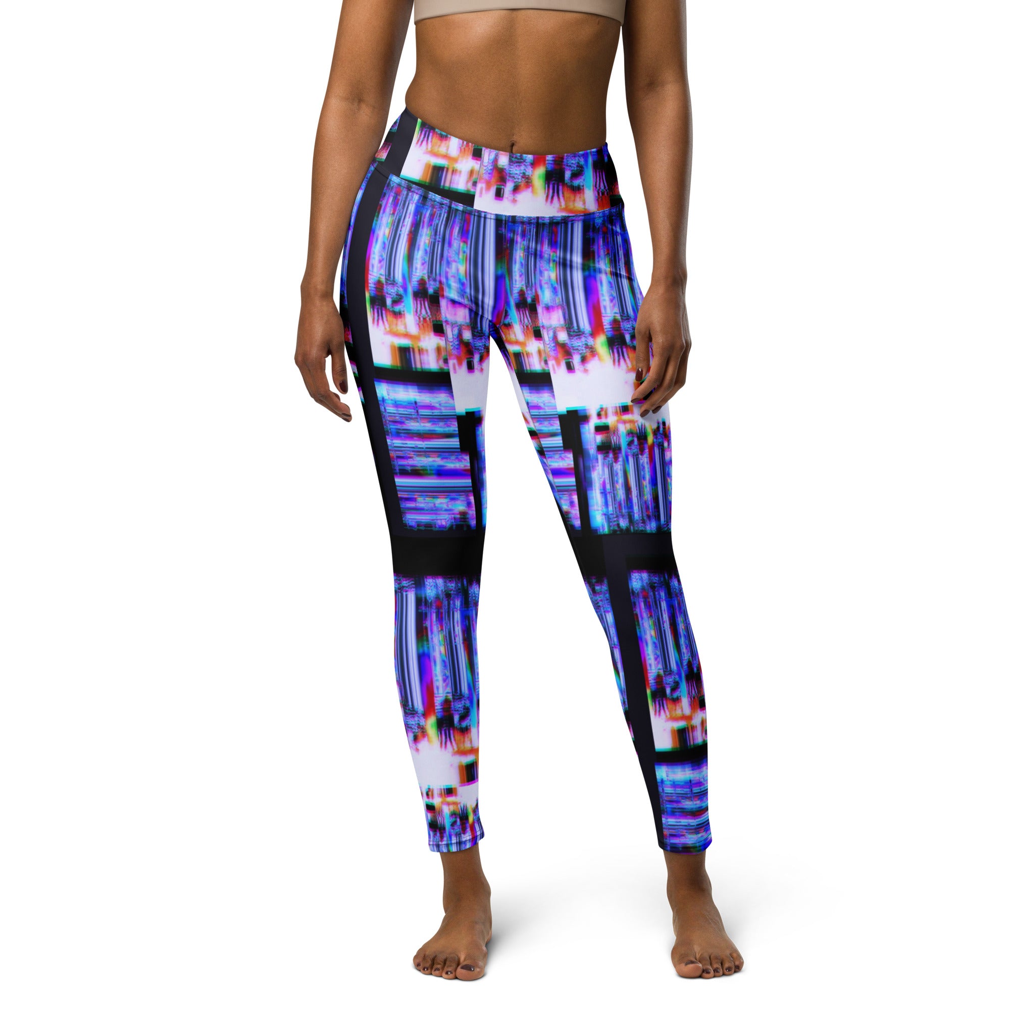 Ultra Violet 64 Bit God Yoga Leggings