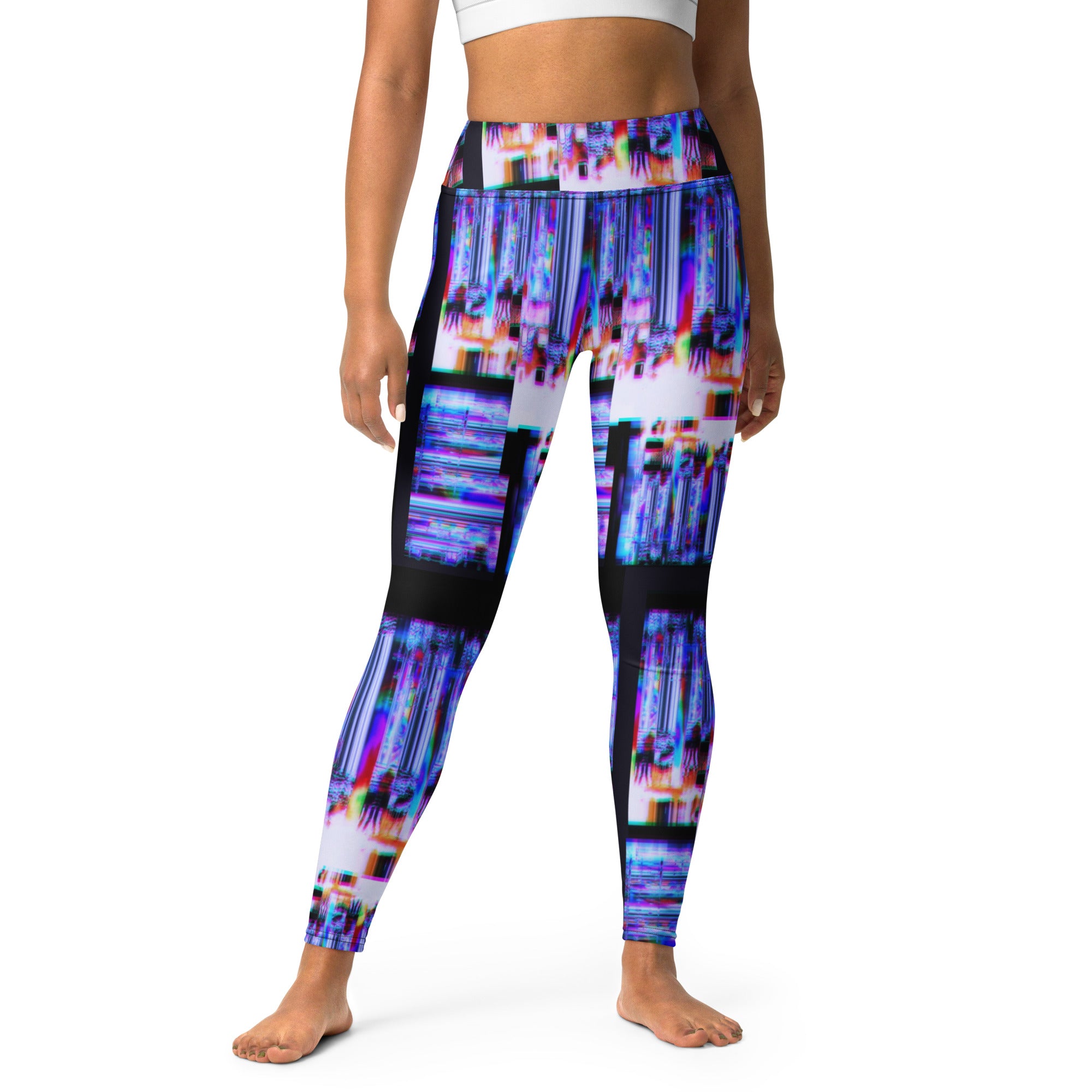 Ultra Violet 64 Bit God Yoga Leggings