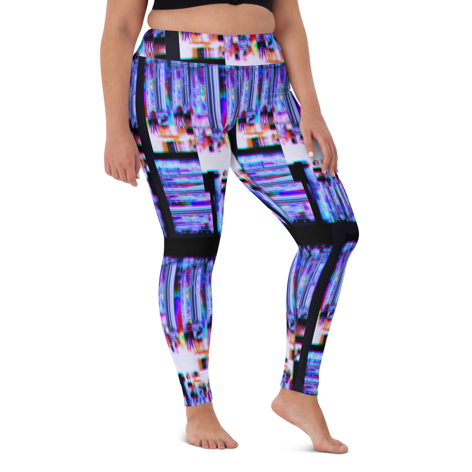 Ultra Violet 64 Bit God Yoga Leggings