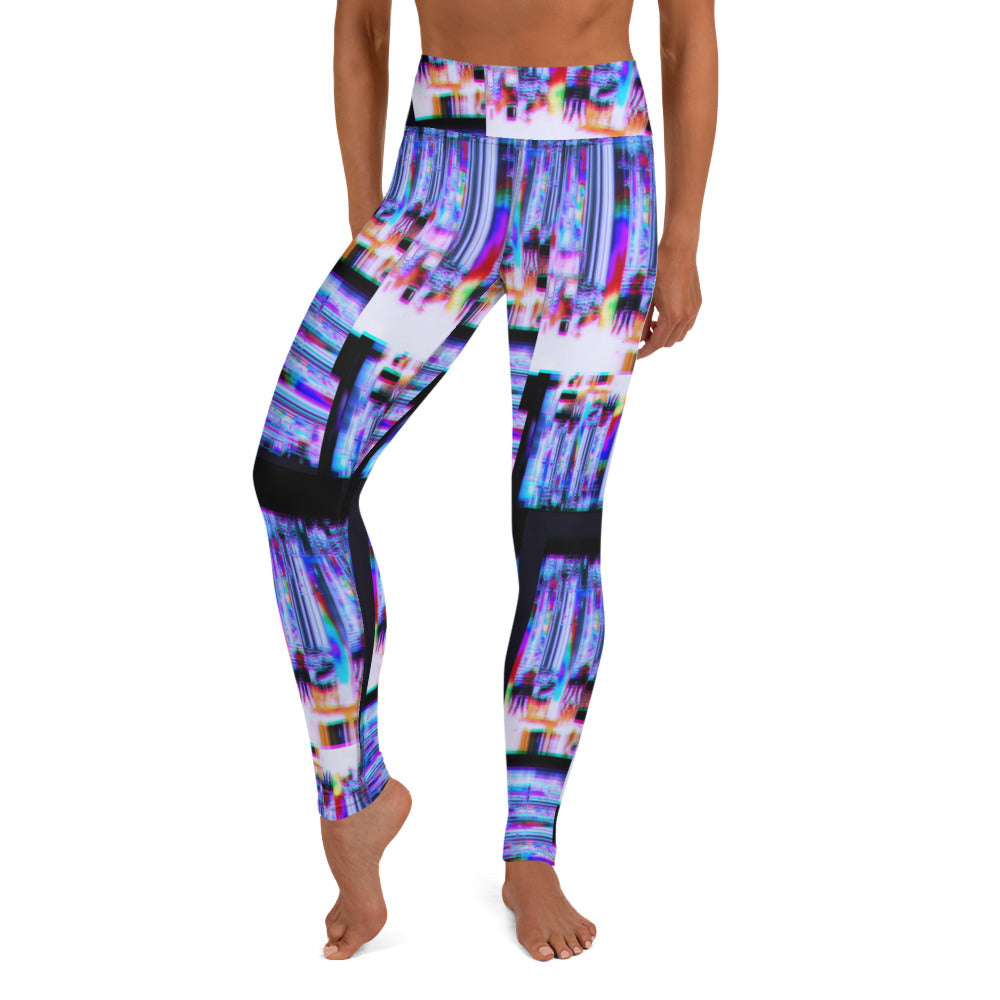 Ultra Violet 64 Bit God Yoga Leggings