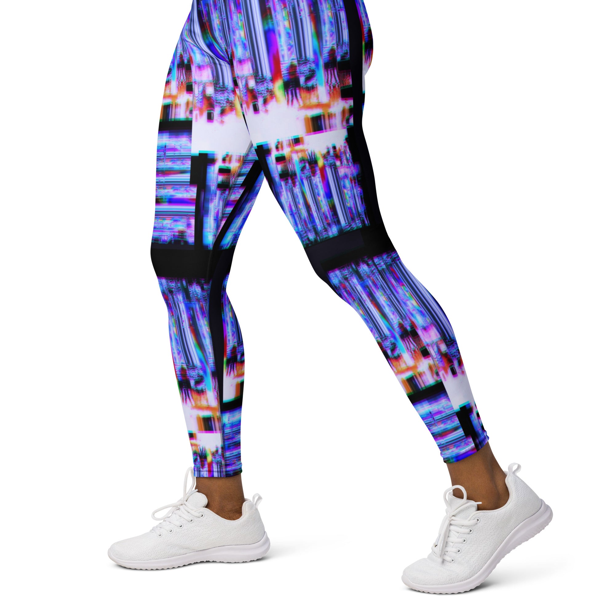 Ultra Violet 64 Bit God Yoga Leggings