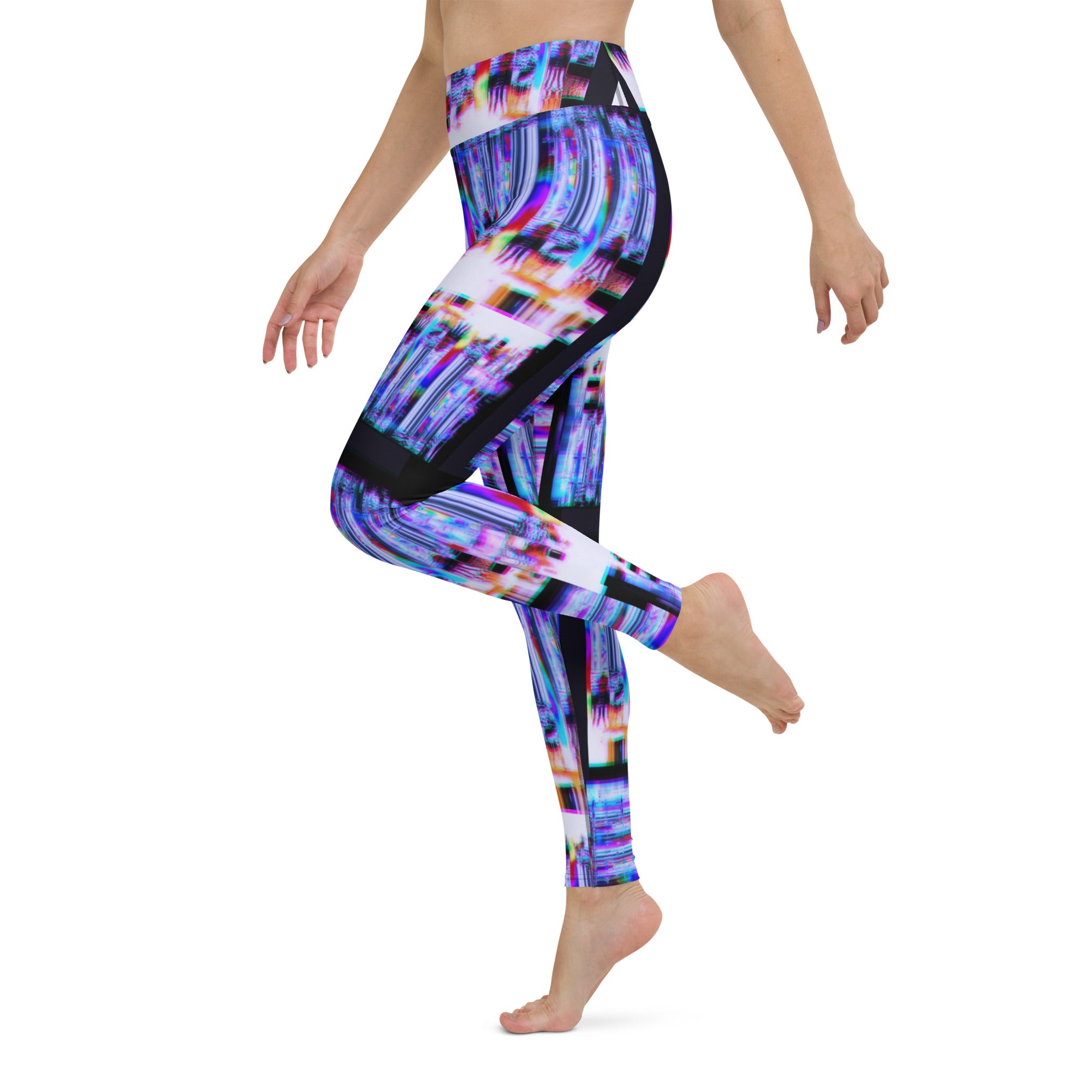 Ultra Violet 64 Bit God Yoga Leggings