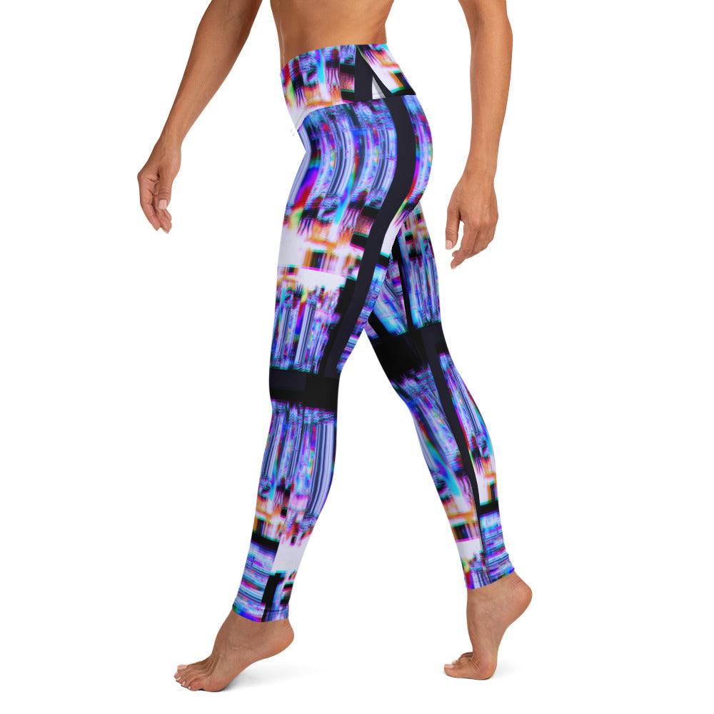 Ultra Violet 64 Bit God Yoga Leggings