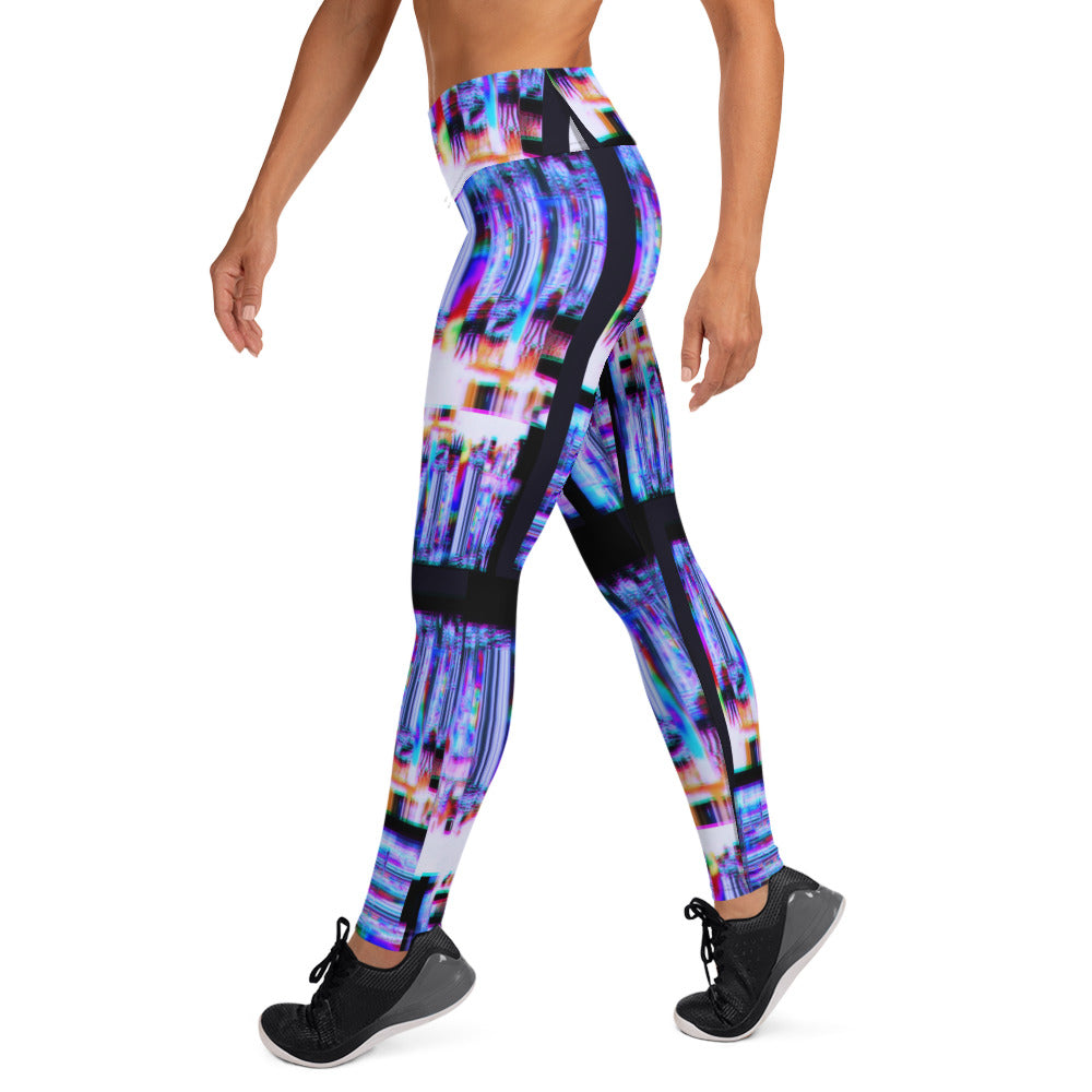 Ultra Violet 64 Bit God Yoga Leggings