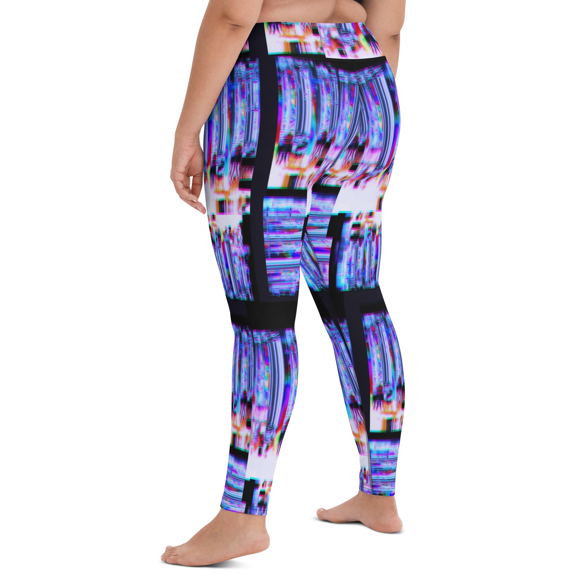 Ultra Violet 64 Bit God Yoga Leggings