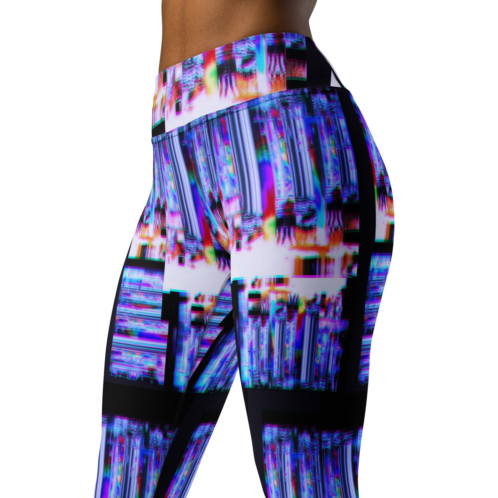 Ultra Violet 64 Bit God Yoga Leggings