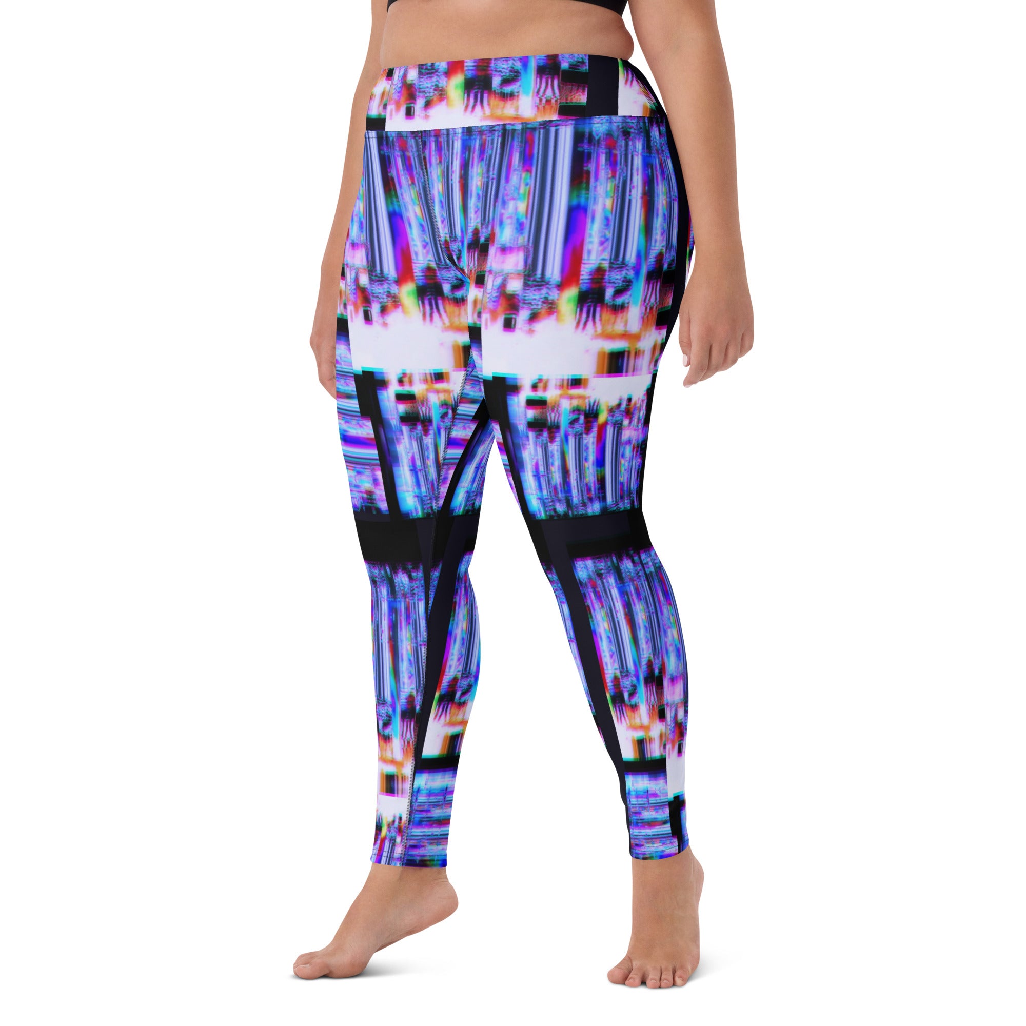 Ultra Violet 64 Bit God Yoga Leggings