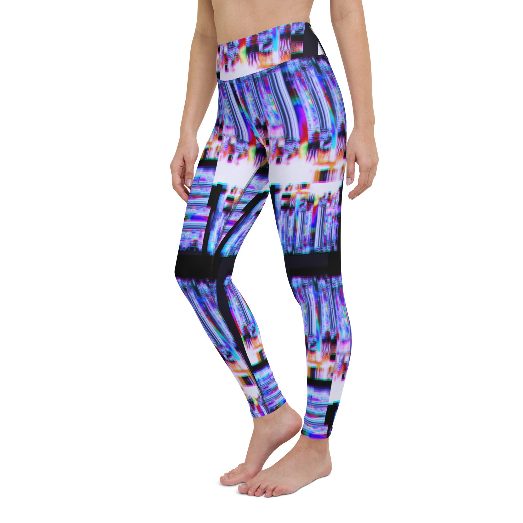 Ultra Violet 64 Bit God Yoga Leggings