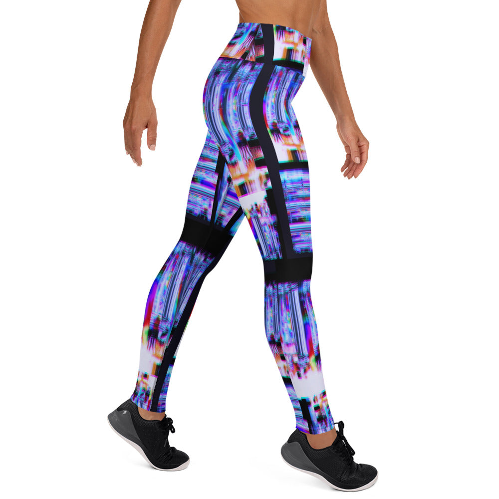 Ultra Violet 64 Bit God Yoga Leggings