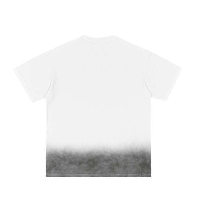 Metal Twins Vintage Washed  Gradient  T-Shirt - 250 GSM