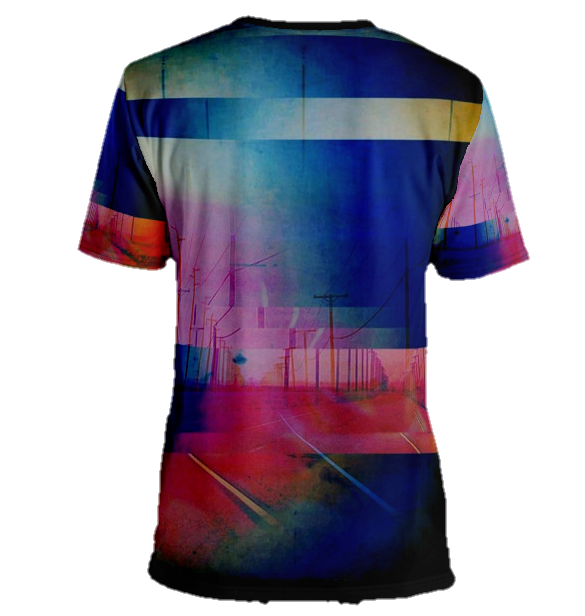 SYNAPSE Glitch California Roads Men's T-shirt