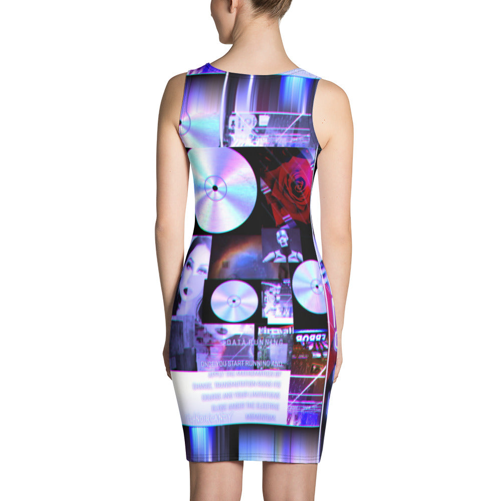 Data Running Bodycon Dress