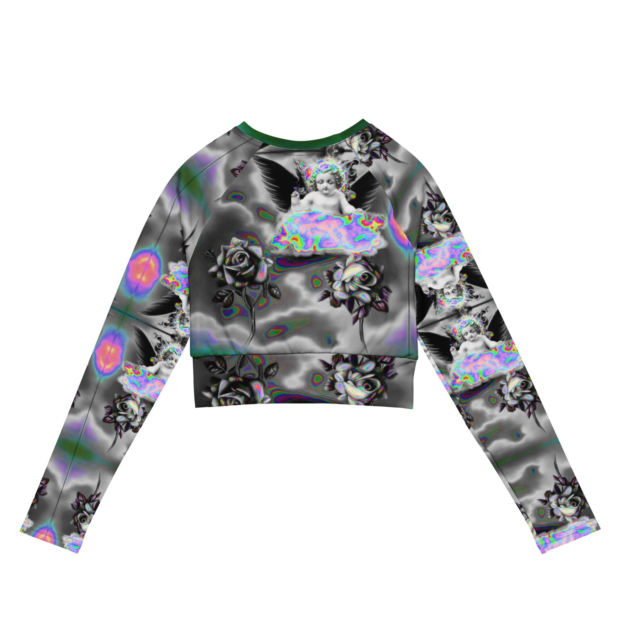 Amor Fati Recycled Long-Sleeve Crop Top