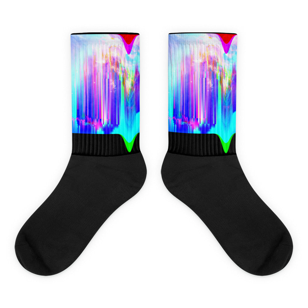 Angel or Demon Drip Socks
