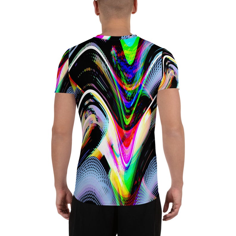 Replicate Me All-Over Print Men's Athletic T-shirt