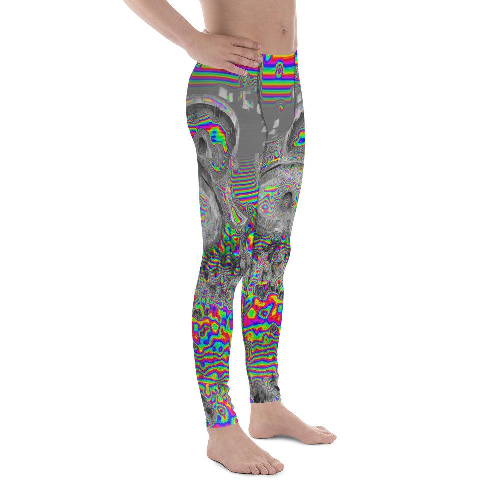 Space Donuts Glitch Psychedelic Meggings