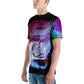 Quantum Entanglement Abstract Glitch Synthwave Men's T-shirt