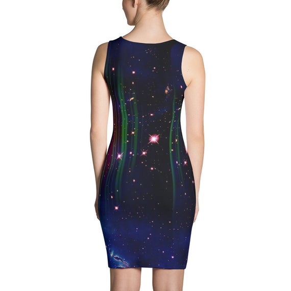 Cosmic Calibration Bodycon Dress