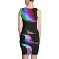 Quantum Love Glitch Pixel Rose Sublimation Cut & Sew Dress