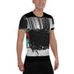 Magnetic Storm All-Over Print Men's Athletic T-shirt