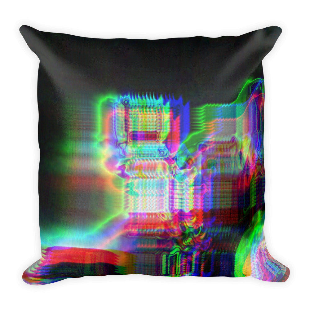 Chromaesthesia Glitch Premium Pillow