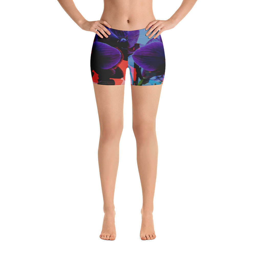 Synthwave Orchid Shorts