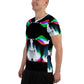 Wild Card Black Cat All-Over Print Men's Athletic T-shirt