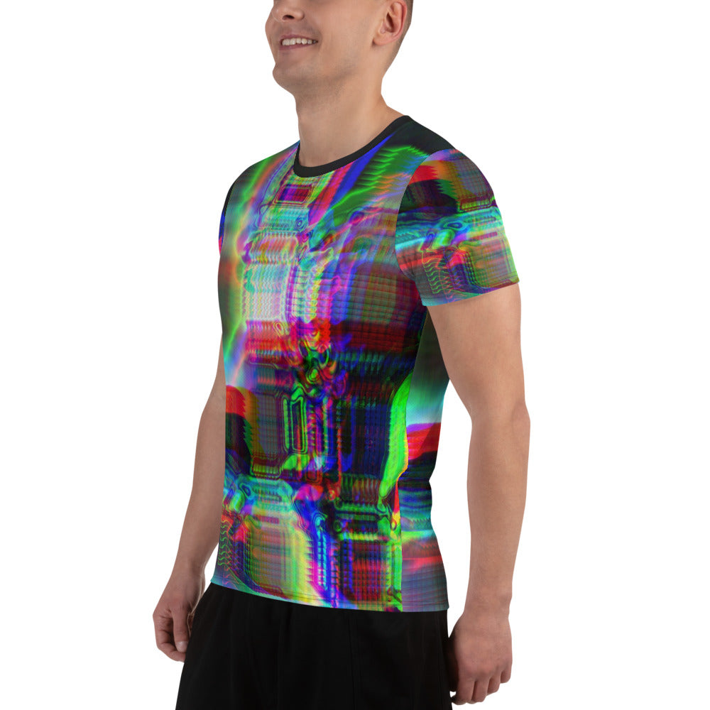 Chromaesthesia All-Over Print Men's Athletic T-shirt