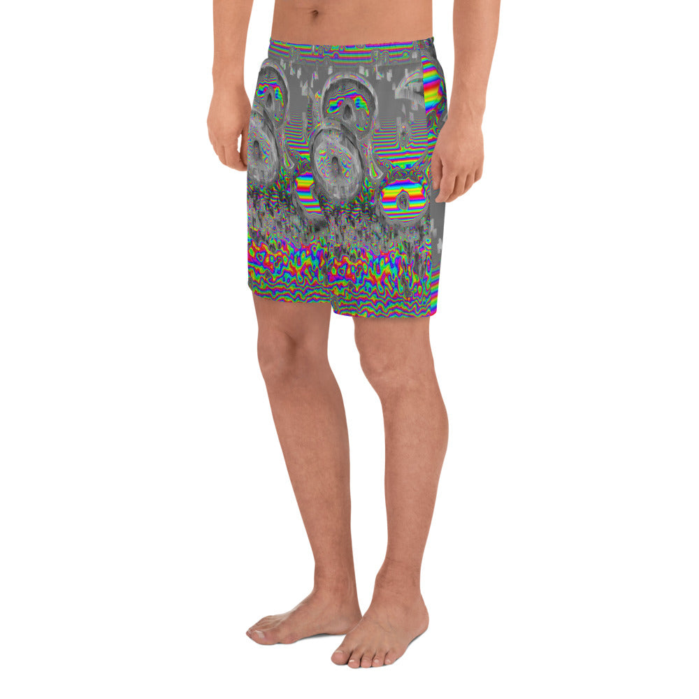 Space Donuts Men's Athletic Long Shorts