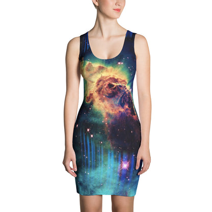 Cosmic Calibration Bodycon Dress