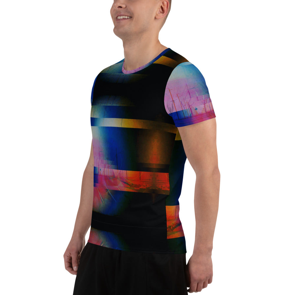 SYNAPSE All-Over Print Men's Athletic T-shirt