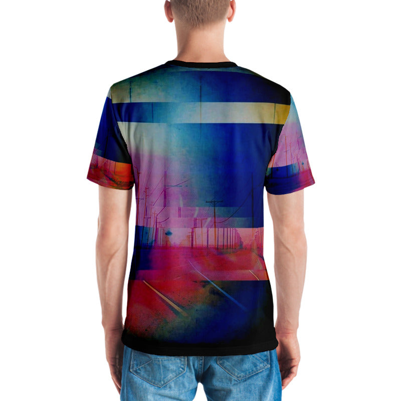 SYNAPSE Glitch California Roads Men's T-shirt