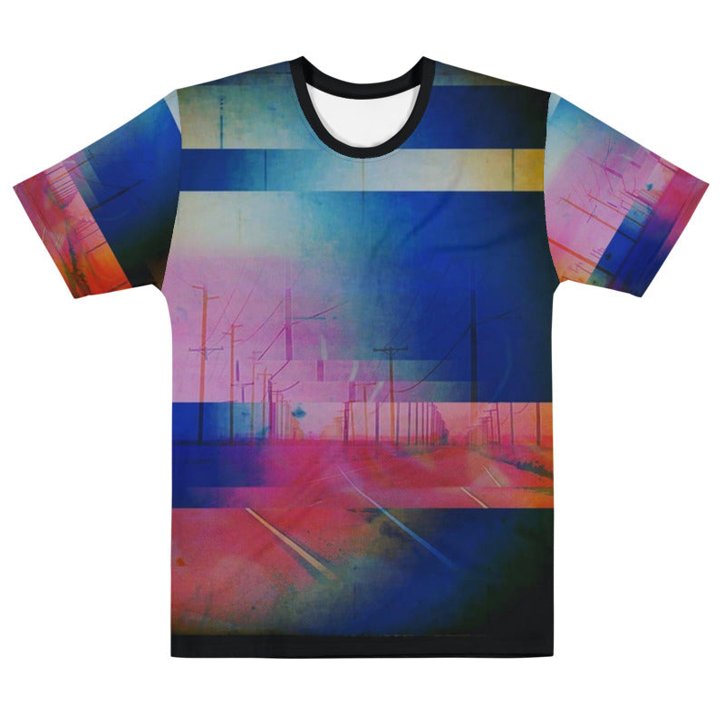 SYNAPSE Glitch California Roads Men's T-shirt