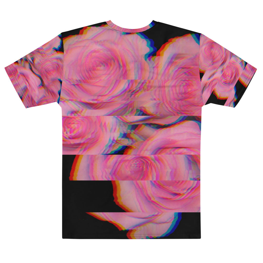 Coral RGB Roses Men's T-shirt