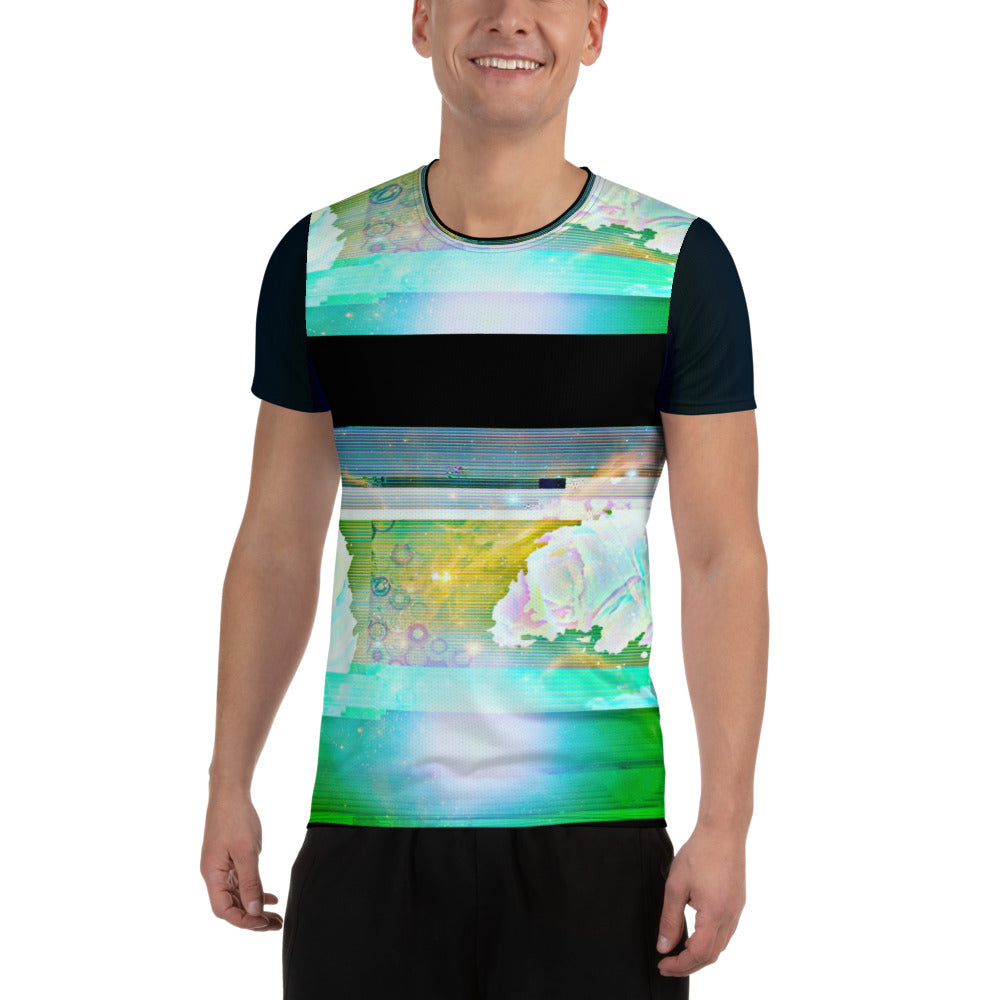 Tardigrade Space Dream All-Over Print Men's Athletic T-shirt
