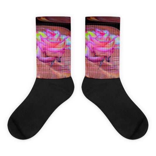ASCII Rose Socks