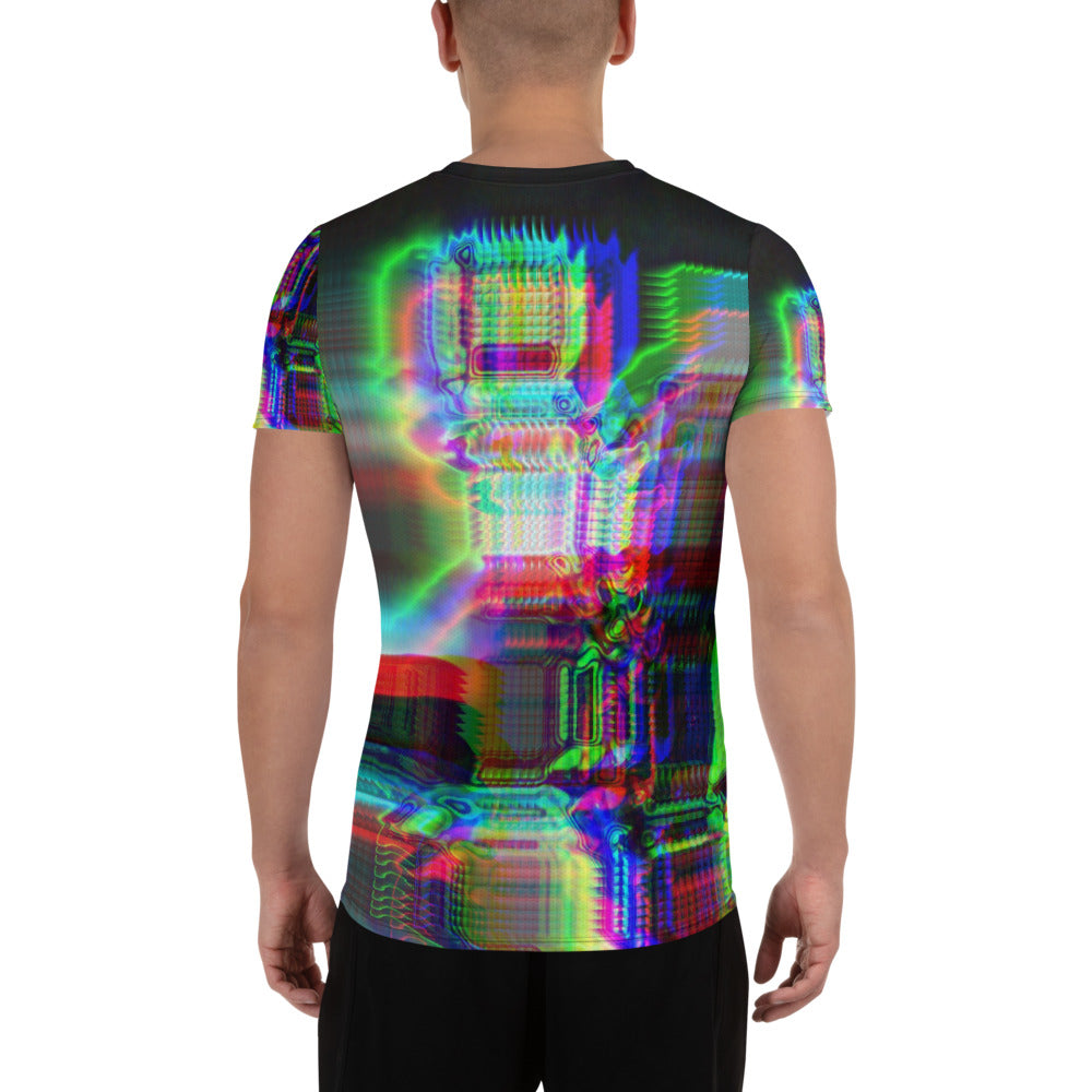 Chromaesthesia All-Over Print Men's Athletic T-shirt