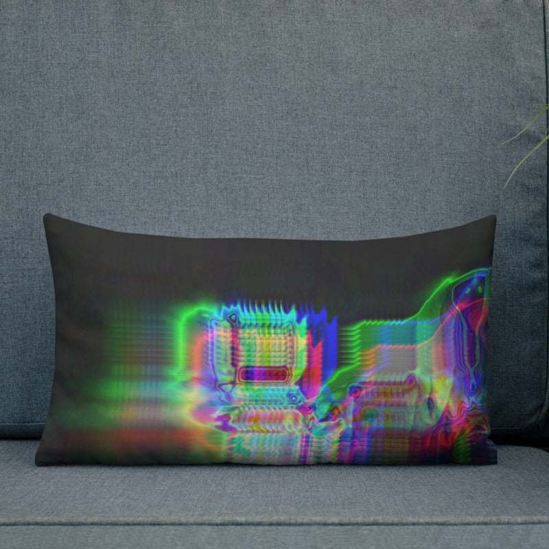 Chromaesthesia Glitch Premium Pillow