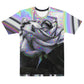 Noir and Boujee Rose Vaporwave Glitch Abstract Men's T-shirt